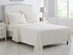 Kathy Ireland 6-Piece Brushed Microfiber Sheet Set (Ivory/Twin)
